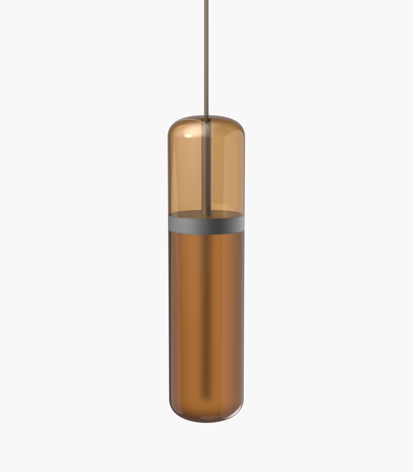 Pill S36-01 Pendant Light blue brushed brass