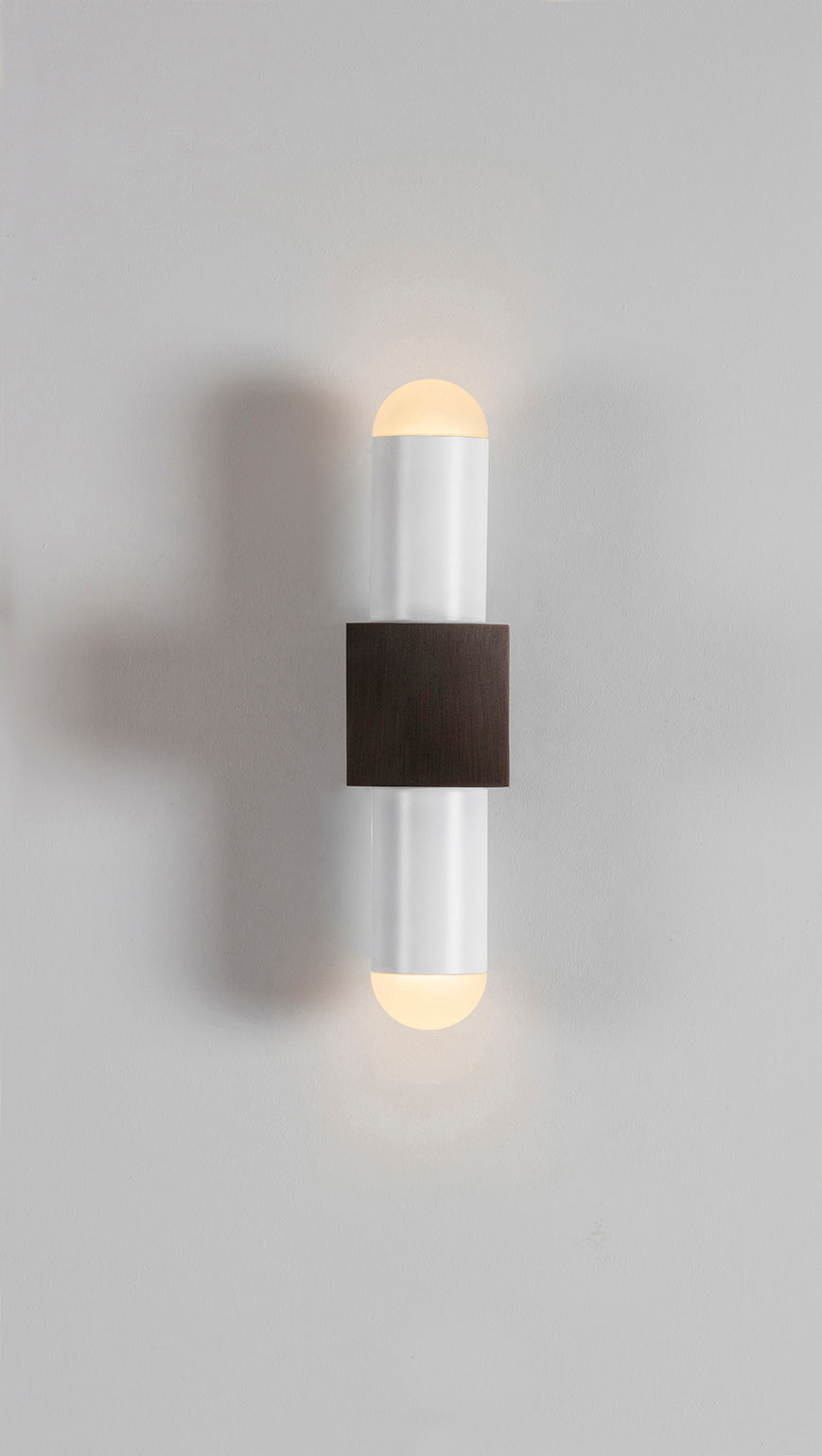 Block Wall Light, front view on.