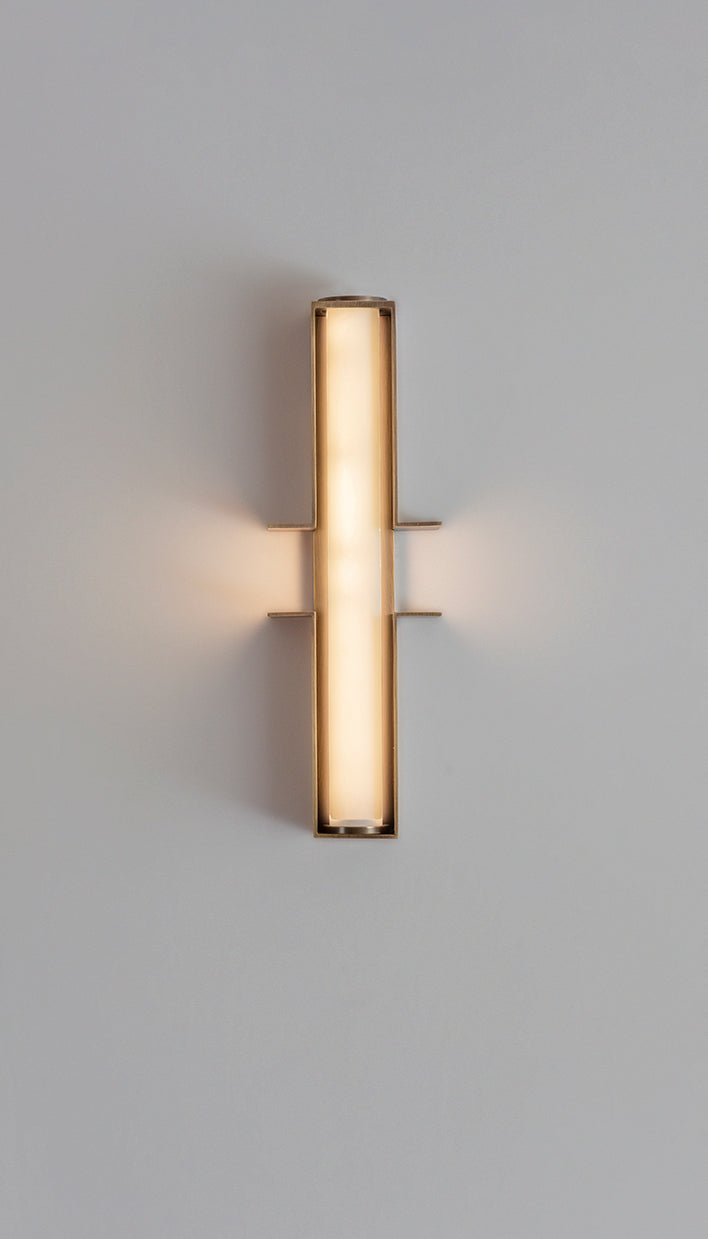 Junction Wall Light, front view on.