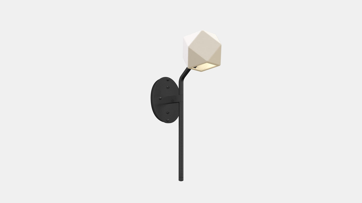 Welles Arm Sconce KH Blackened Steel