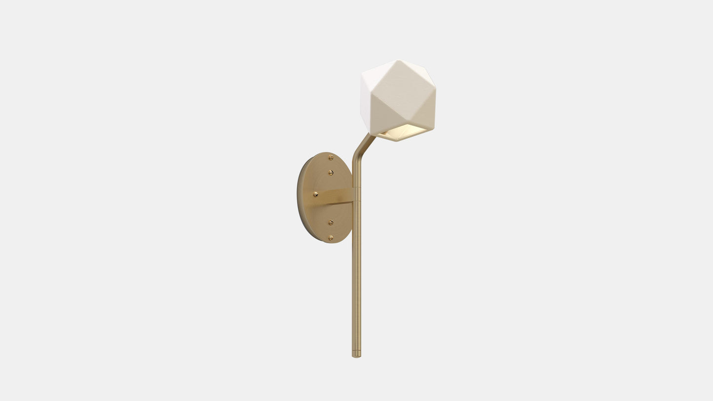 Welles Arm Sconce KH Brass