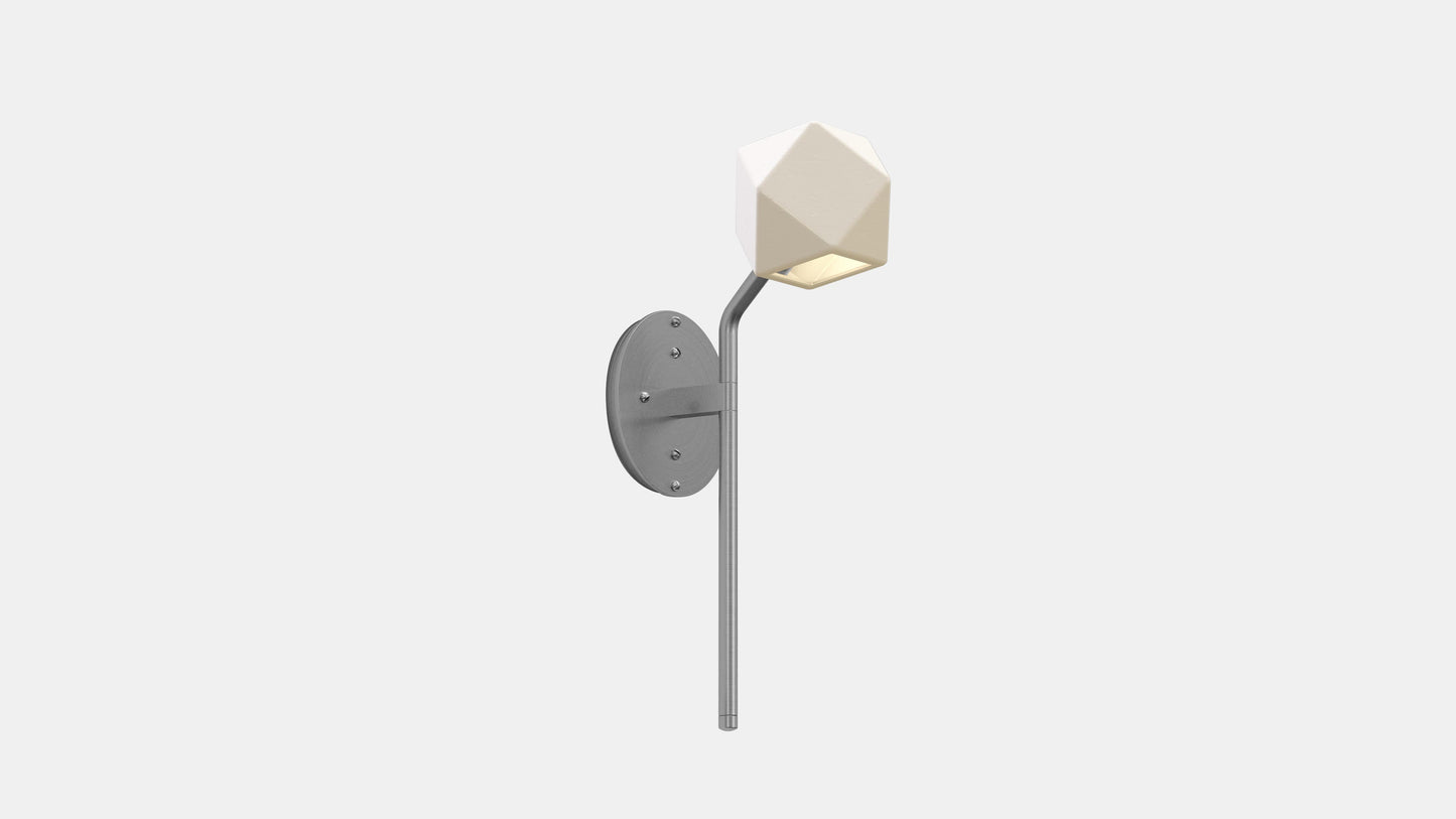 Welles Arm Sconce KH Nickel