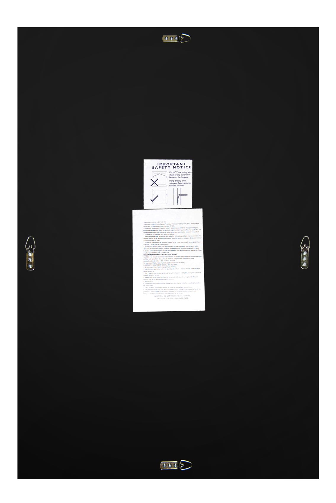 Elegant Beveled Edge Venetian Mirror 120 x 80CM (3ft11 x 2ft8)-12