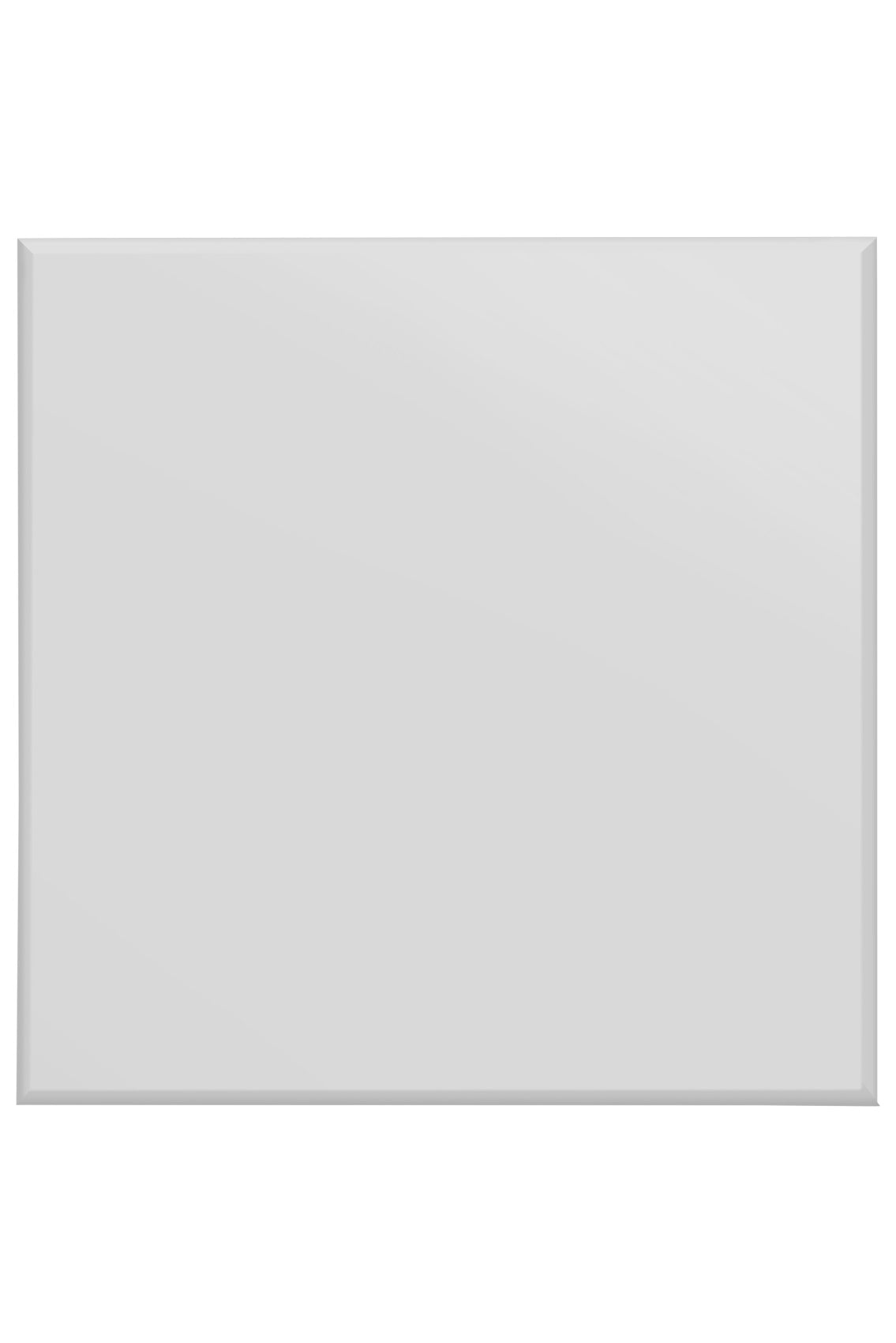 The Sleek Reflection - Contemporary Beveled Square Wall Mirror 31" X 31" (80x80CM)-2