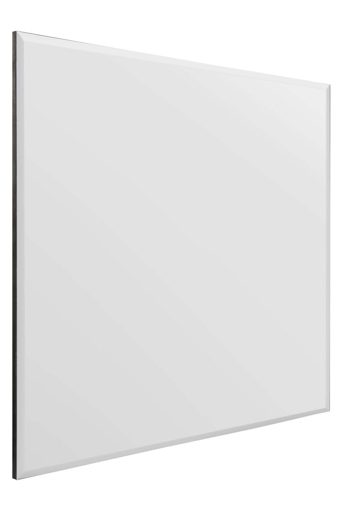 The Sleek Reflection - Contemporary Beveled Square Wall Mirror 31" X 31" (80x80CM)-3