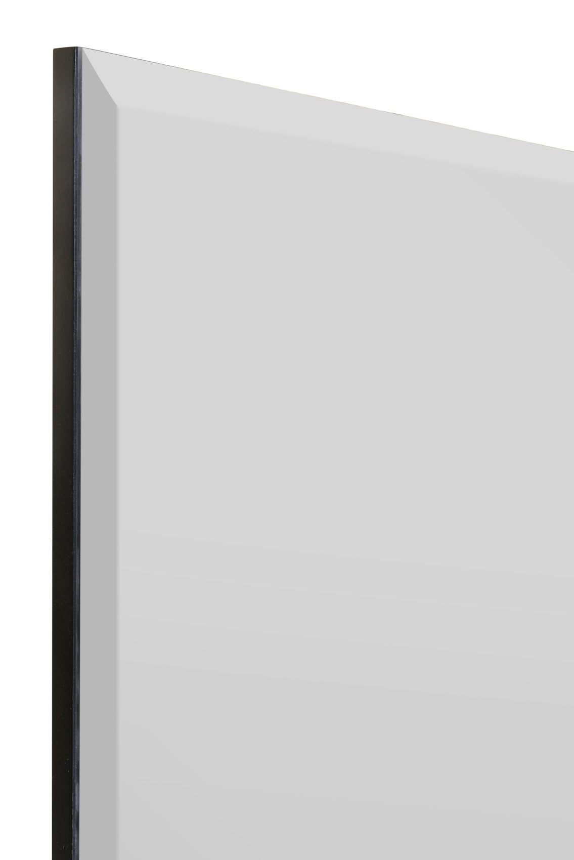 The Sleek Square Beveled Wall Mirror - 35" X 35" (90x90CM) in All Glass Design-4