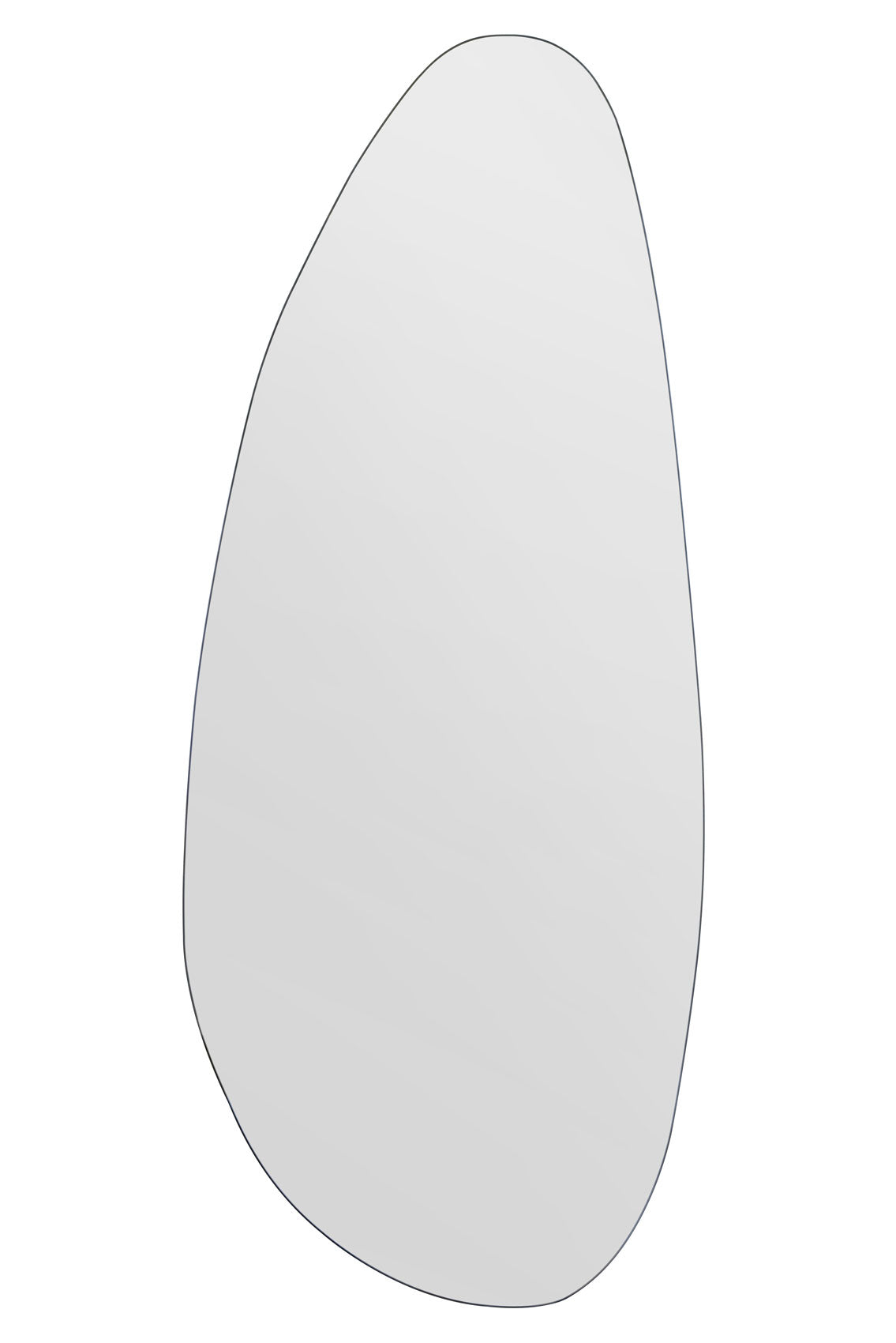 Lacuna Frameless Wall Mirror for Ponds - 55" x 23" (140x58CM)-2