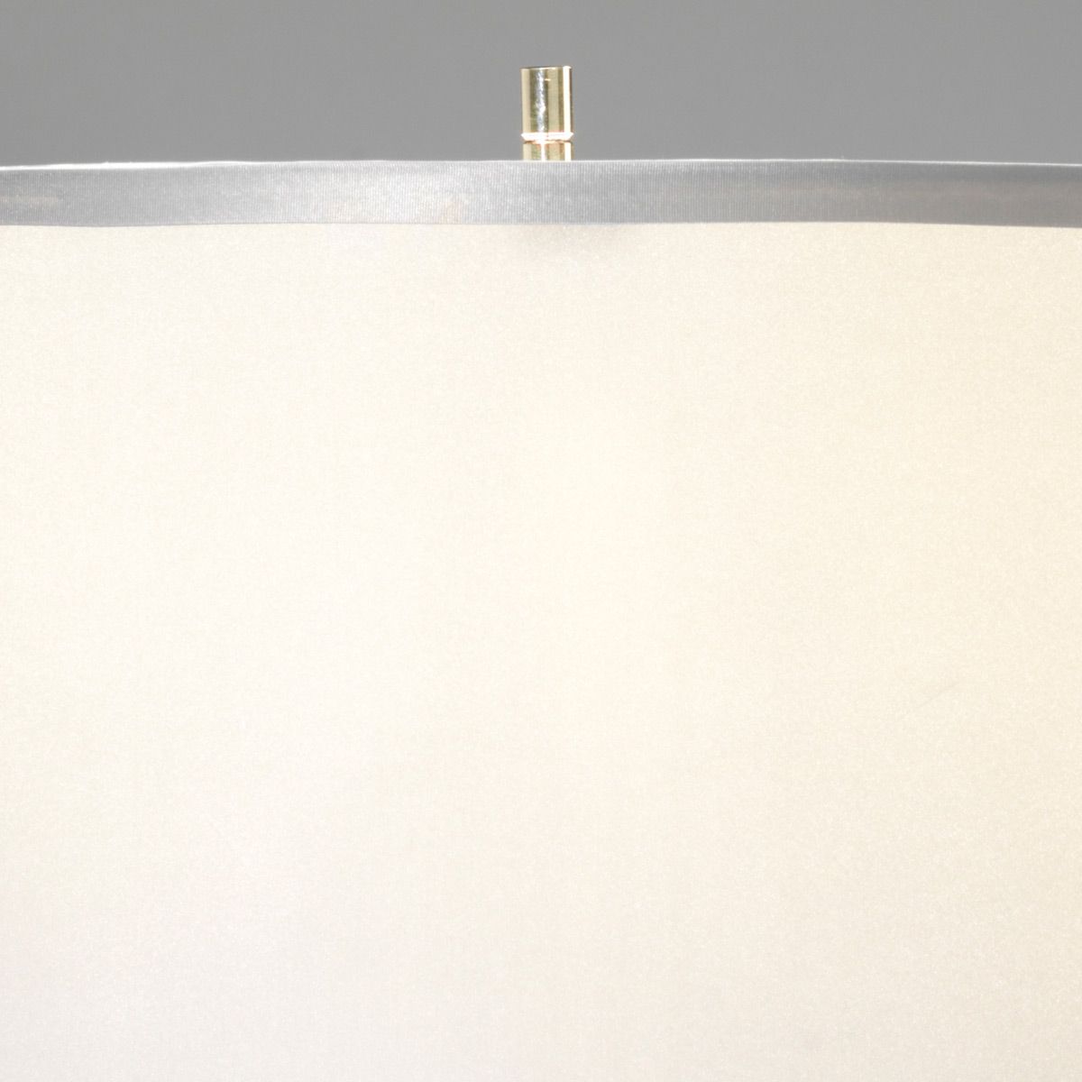 Aegeus Light Table Lamp in Polished Nickel with Silver Shade