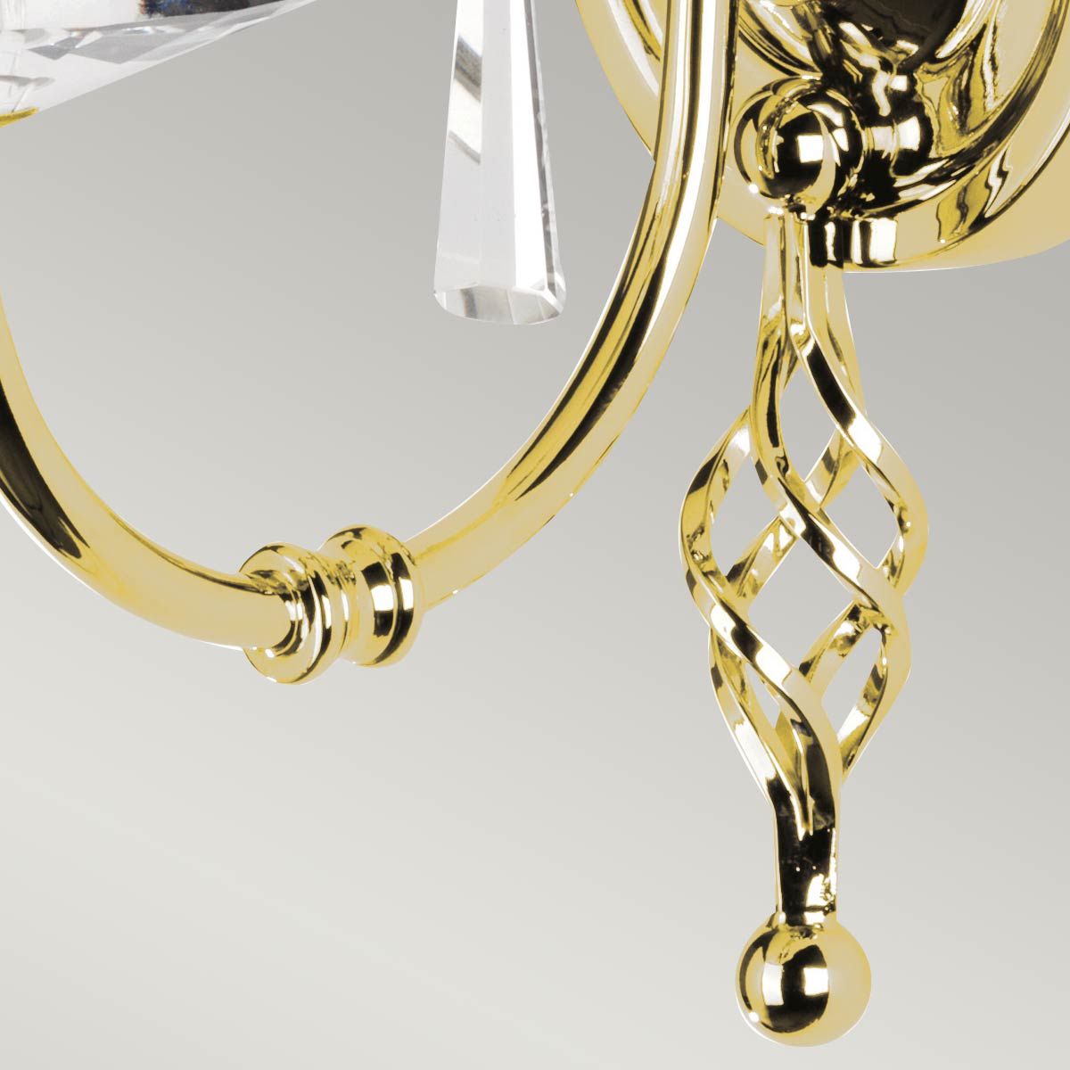 Aegean Light Wall Light in Polished Brass