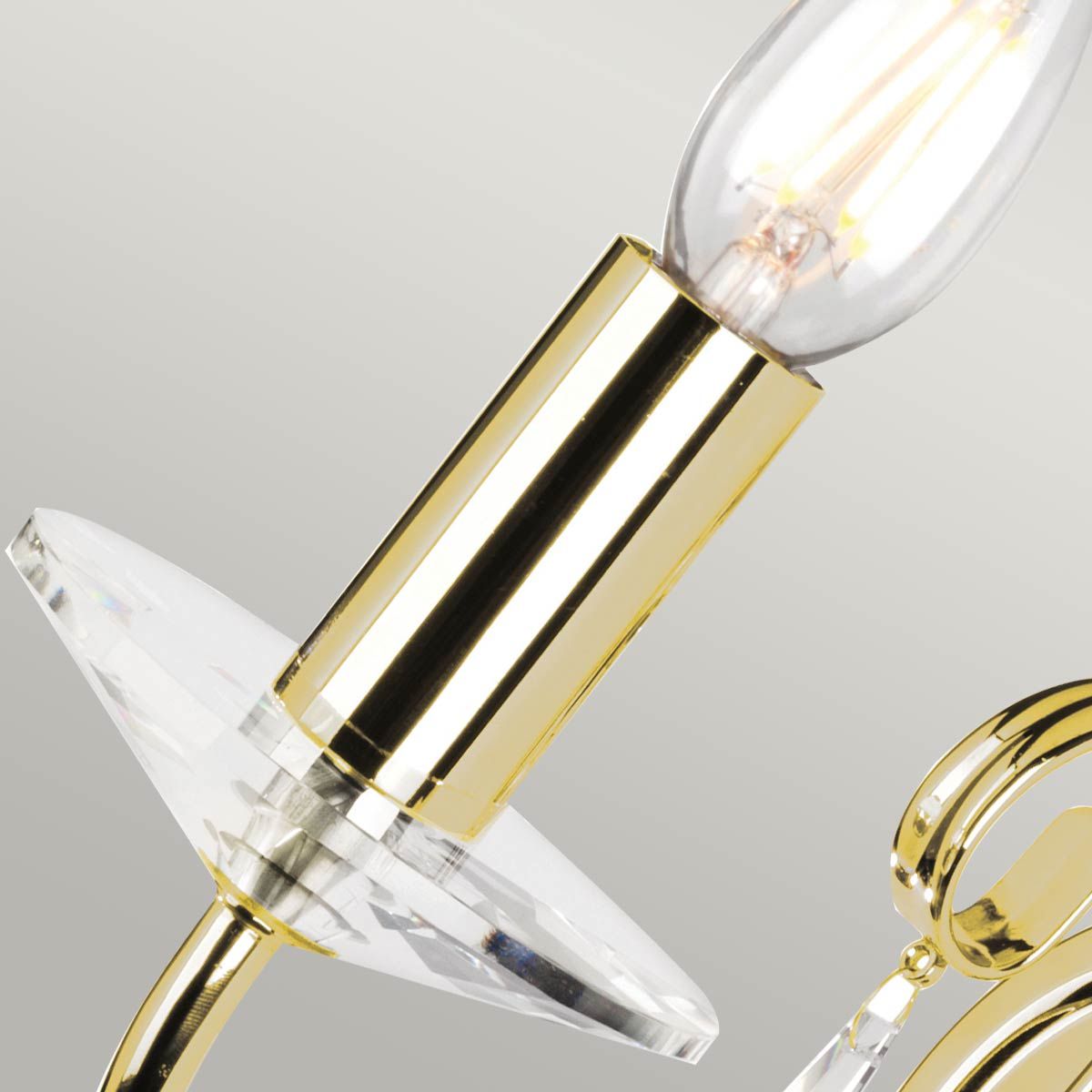 Aegean Light Wall Light in Polished Brass