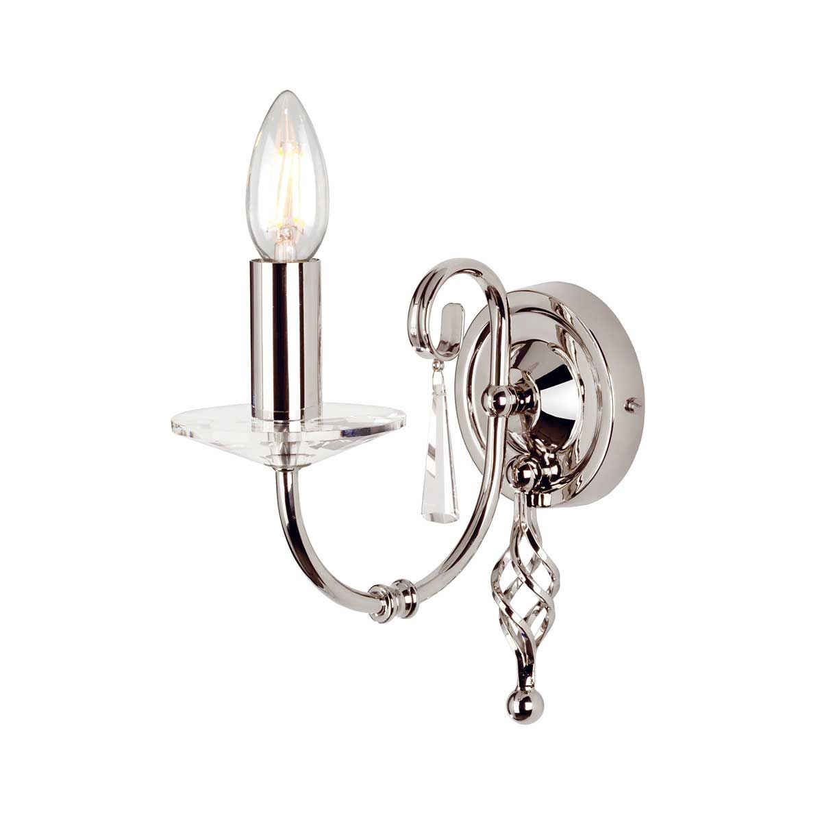 Aegean Light Wall Light in Polished Nickel