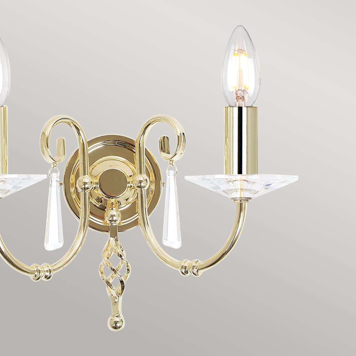 Aegean Light Wall Light in Polished Brass