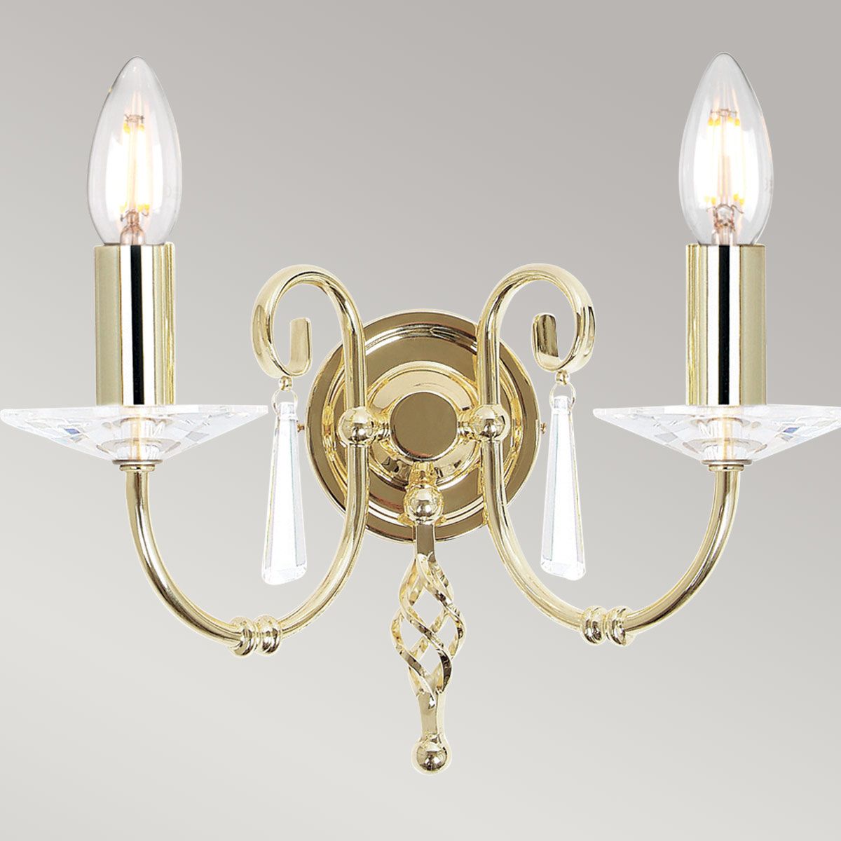 Aegean Light Wall Light in Polished Brass