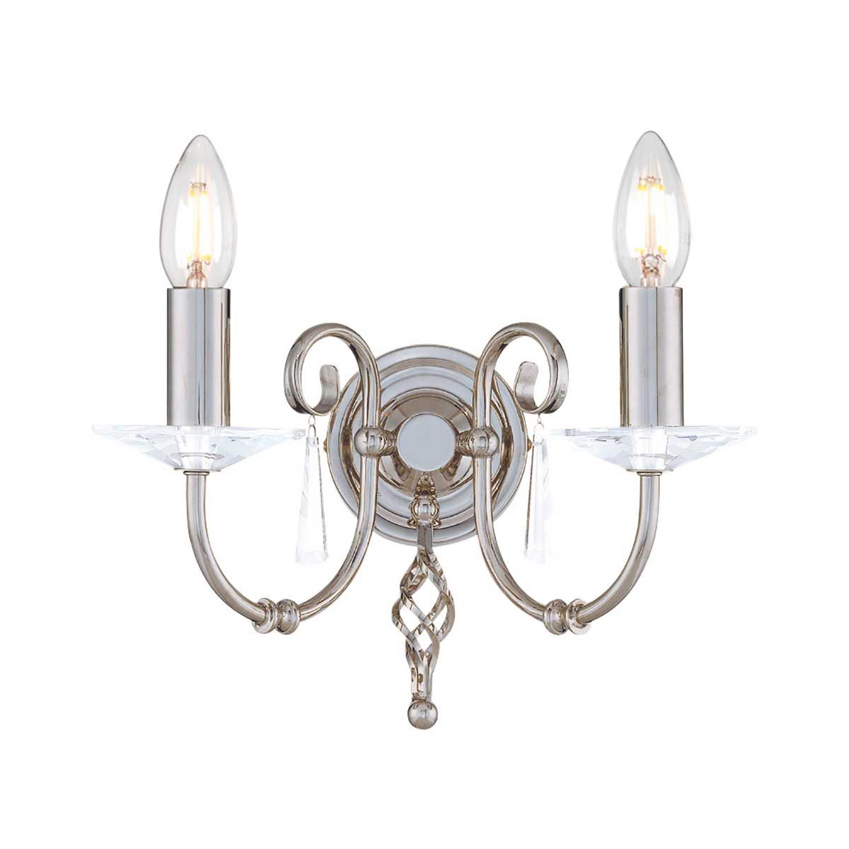 Aegean Light Wall Light in Polished Nickel