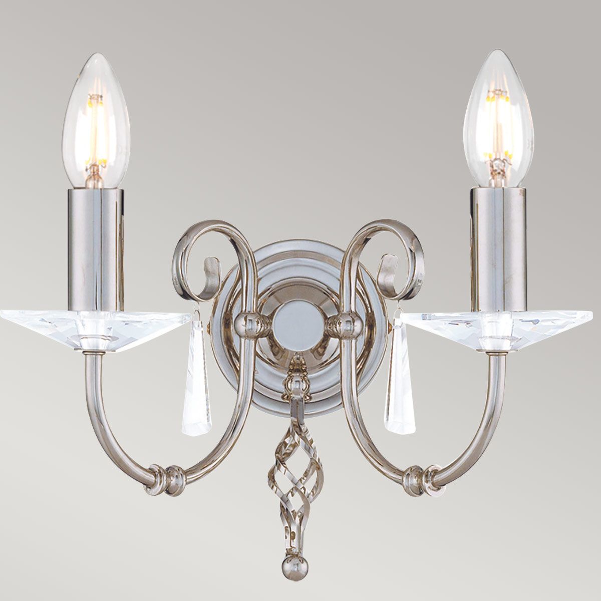 Aegean Light Wall Light in Polished Nickel