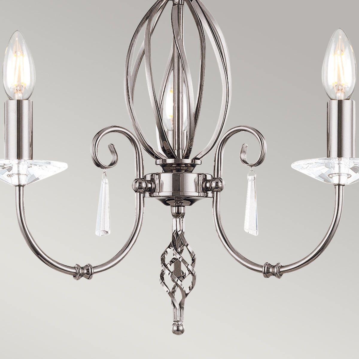 Aegean Light Chandelier in Polished Nickel