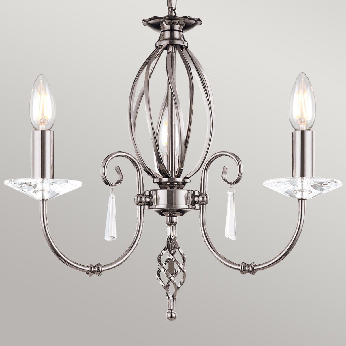 Aegean Light Chandelier in Polished Nickel