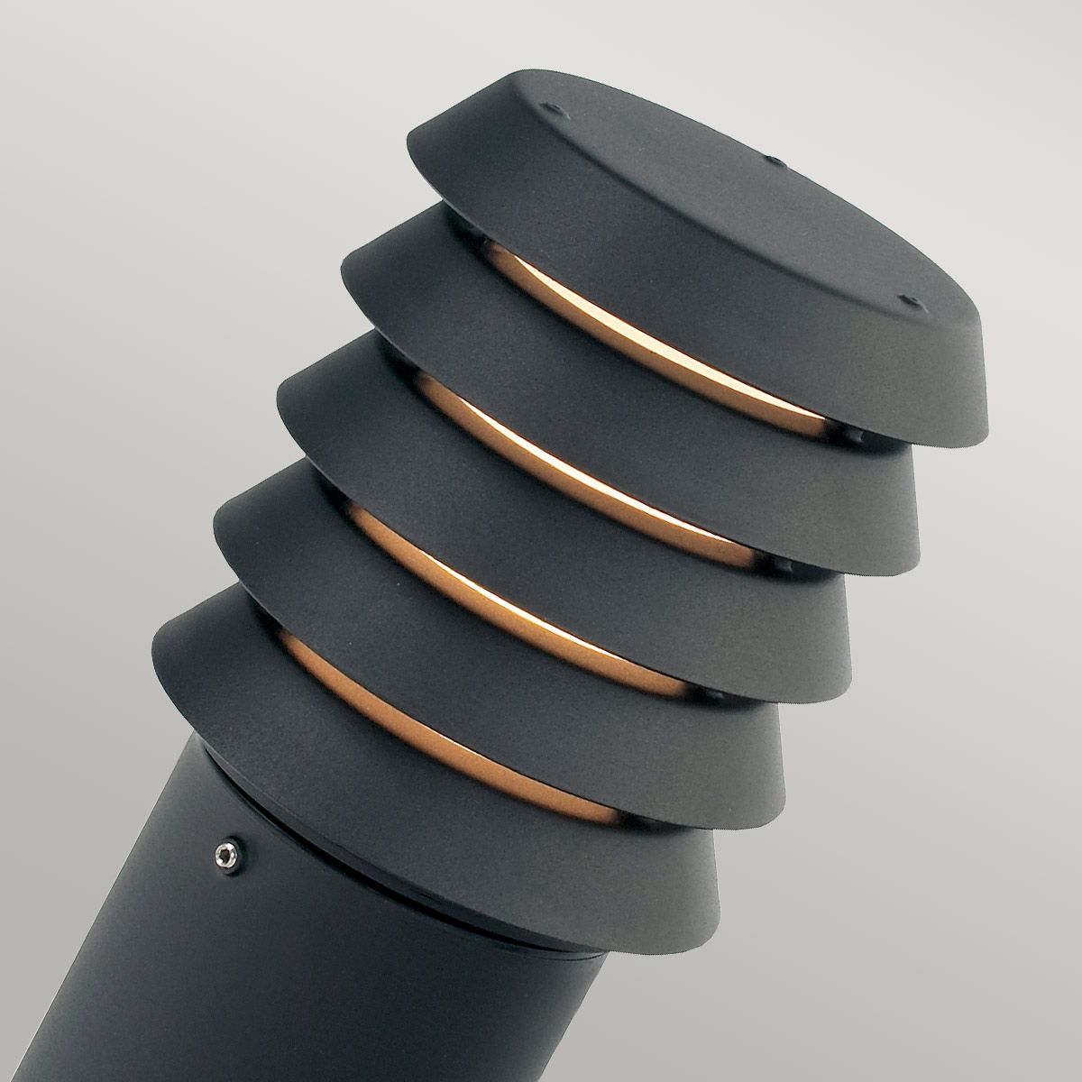 Alta Light Medium Bollard in Black