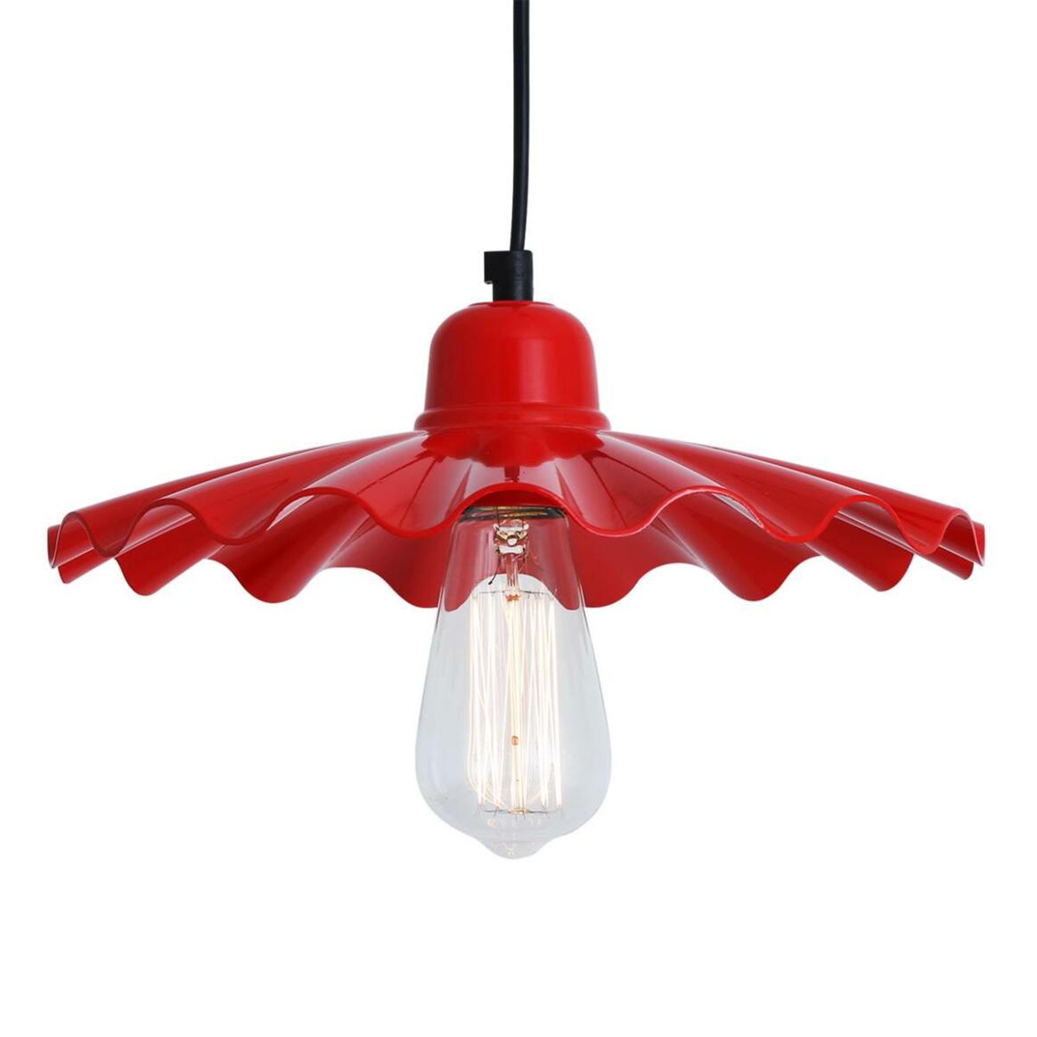 Ardle Ripple Shade Factory Pendant Light 30cm