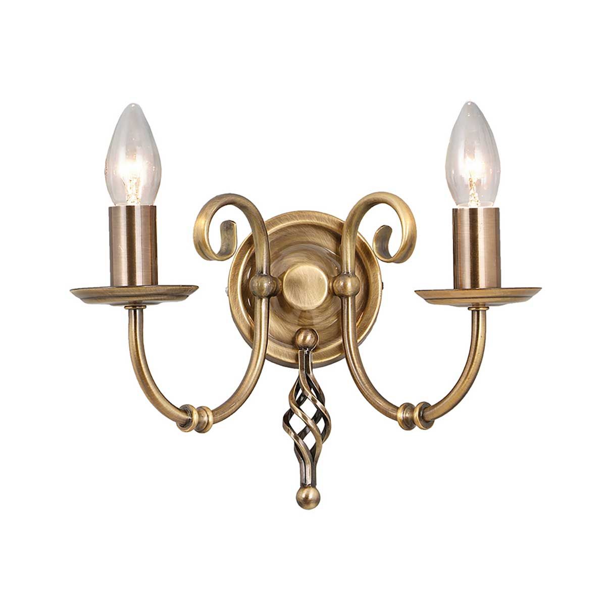 Artisan Light Wall Light in Aged Brass