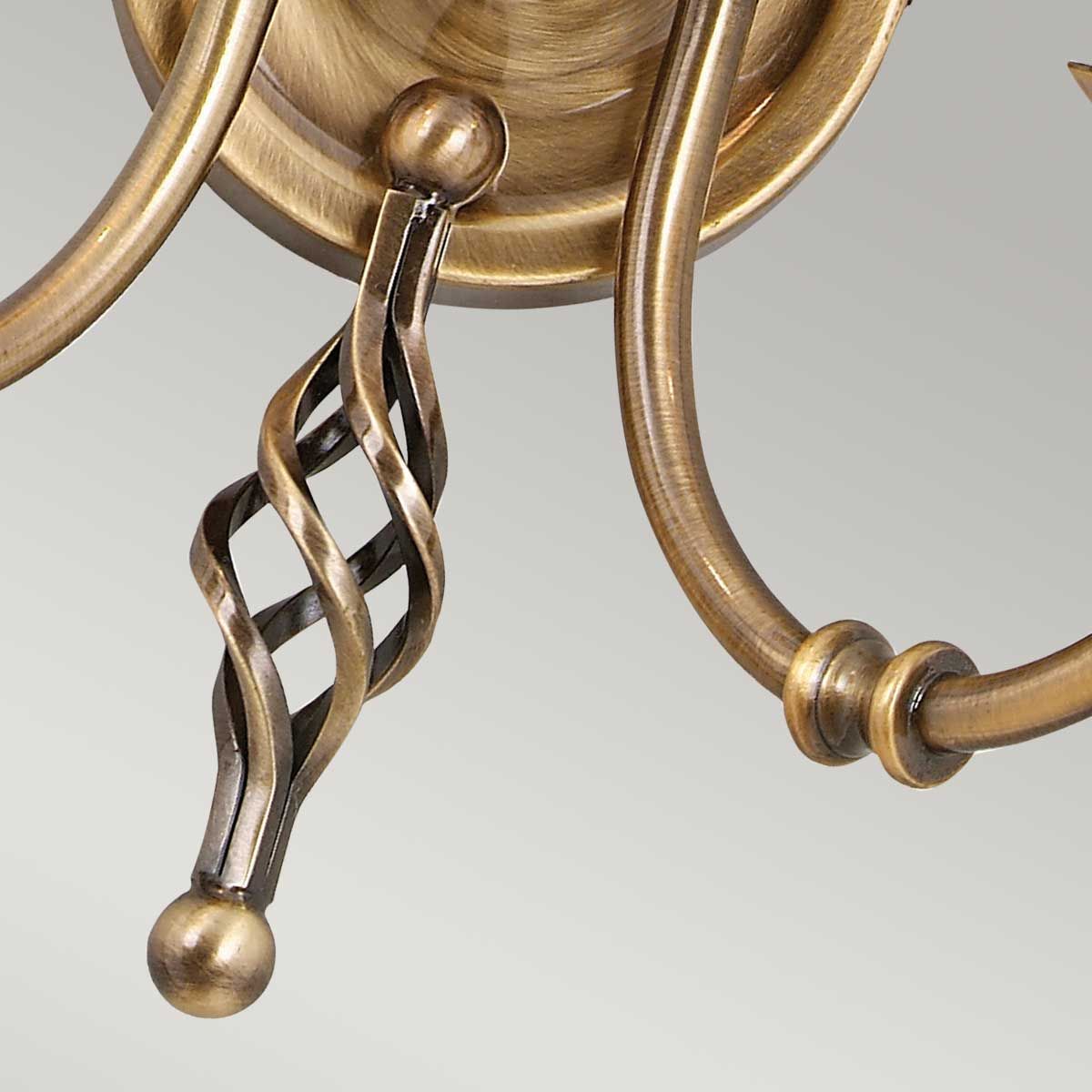 Artisan Light Wall Light in Aged Brass