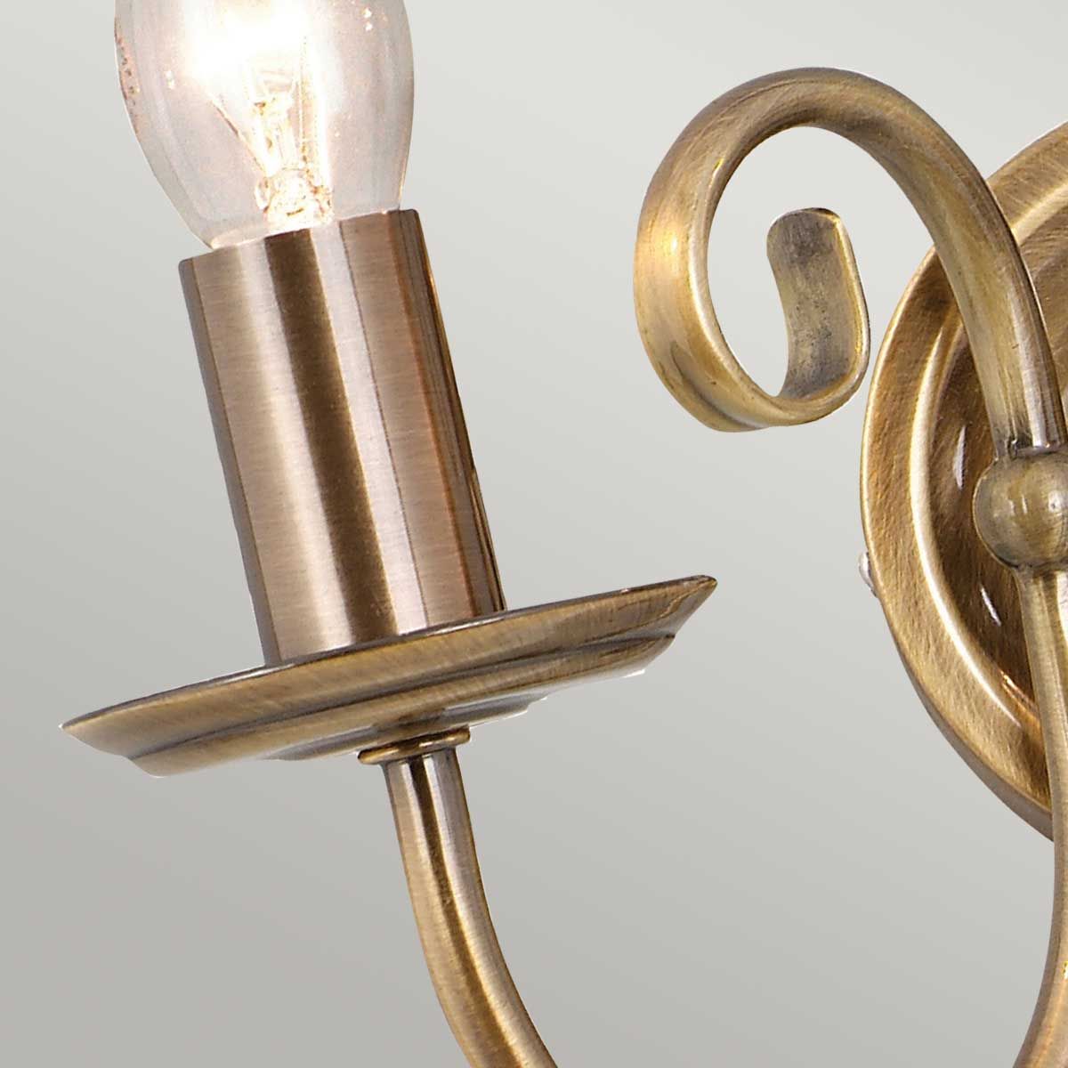 Artisan Light Wall Light in Aged Brass