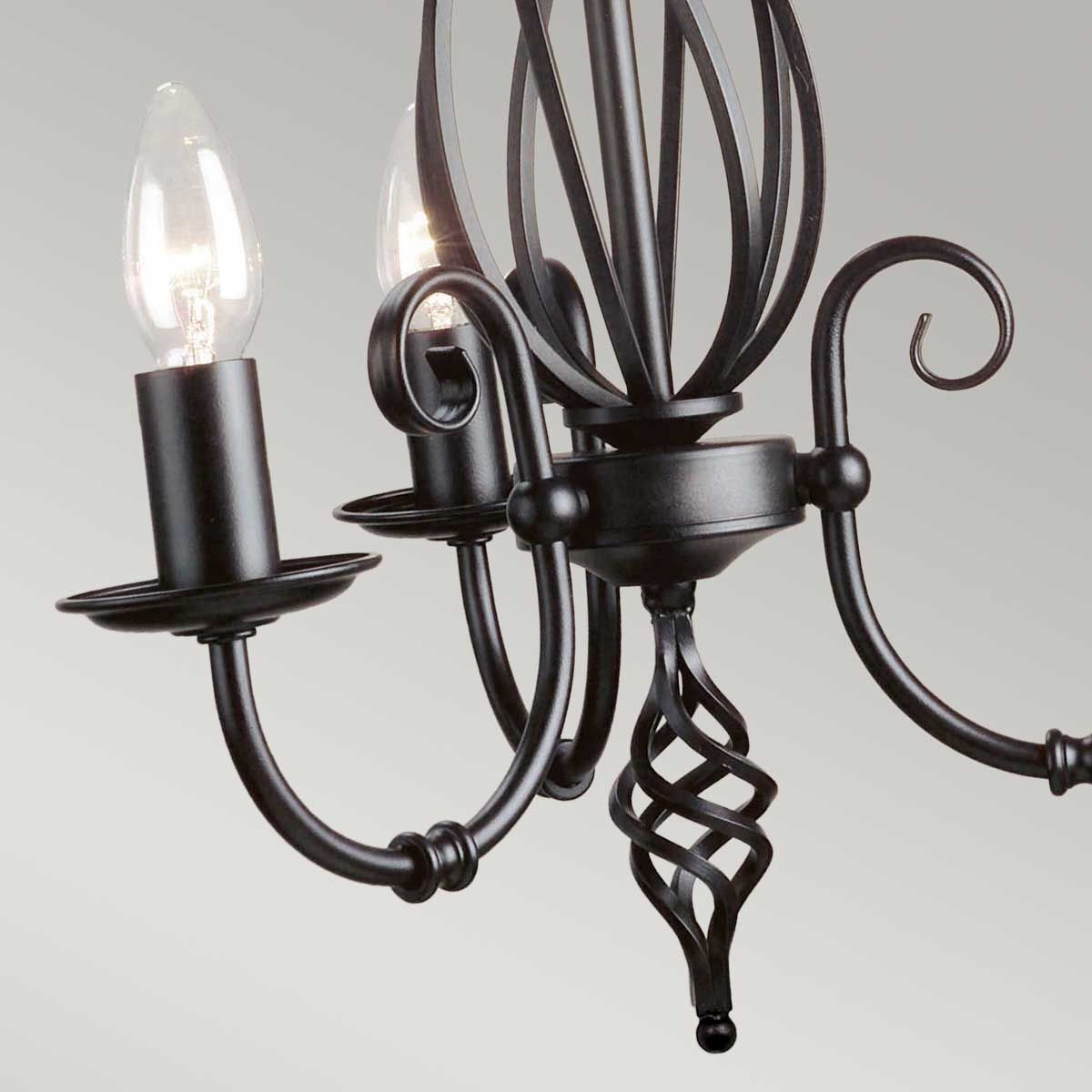 Artisan Light Chandelier in Black