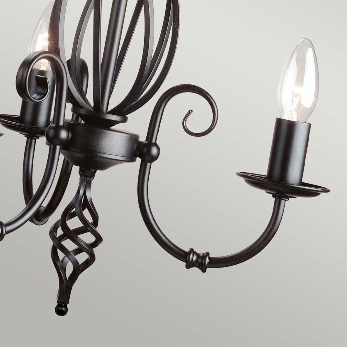 Artisan Light Chandelier in Black