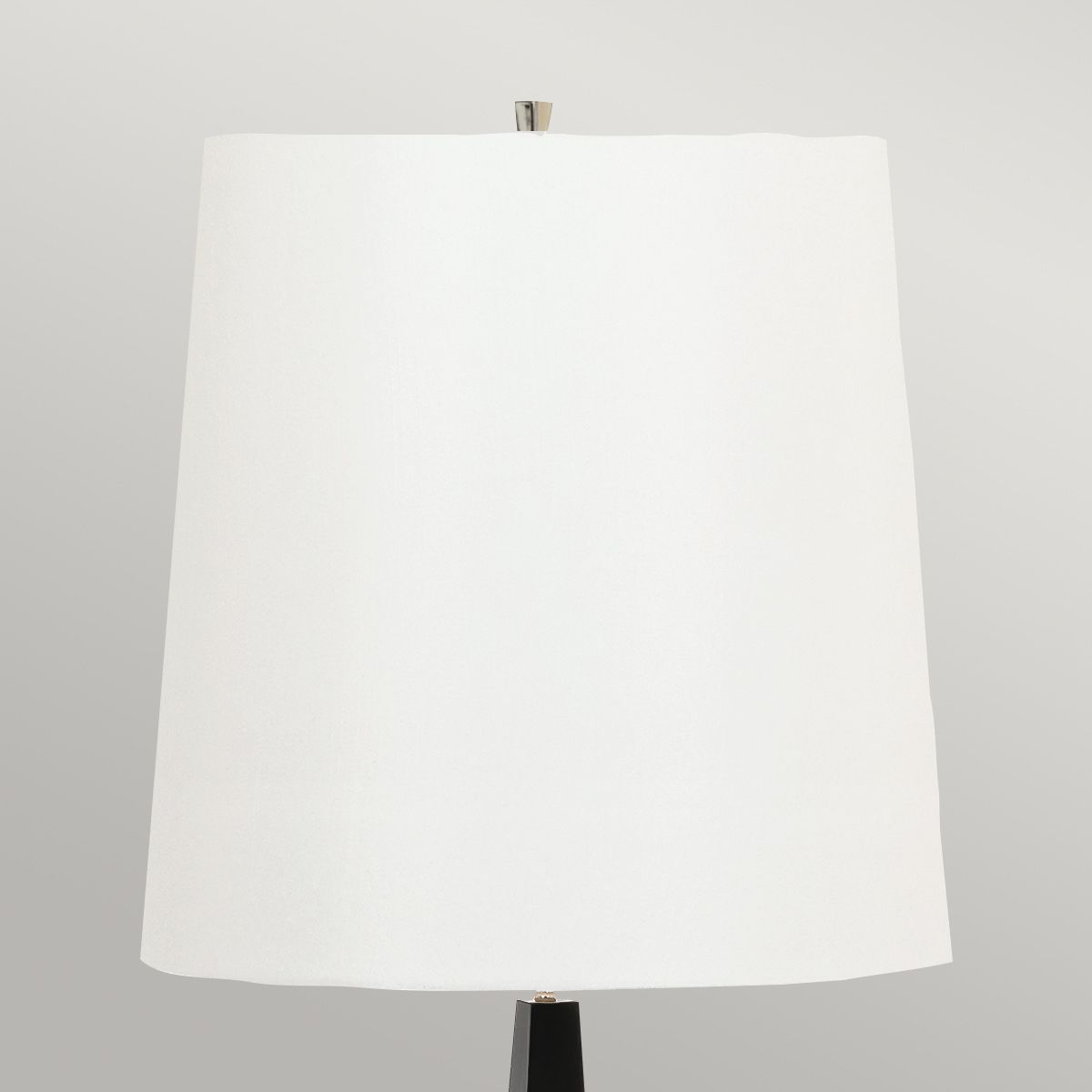 Ascent Light Floor Lamp with White Shade in Black
