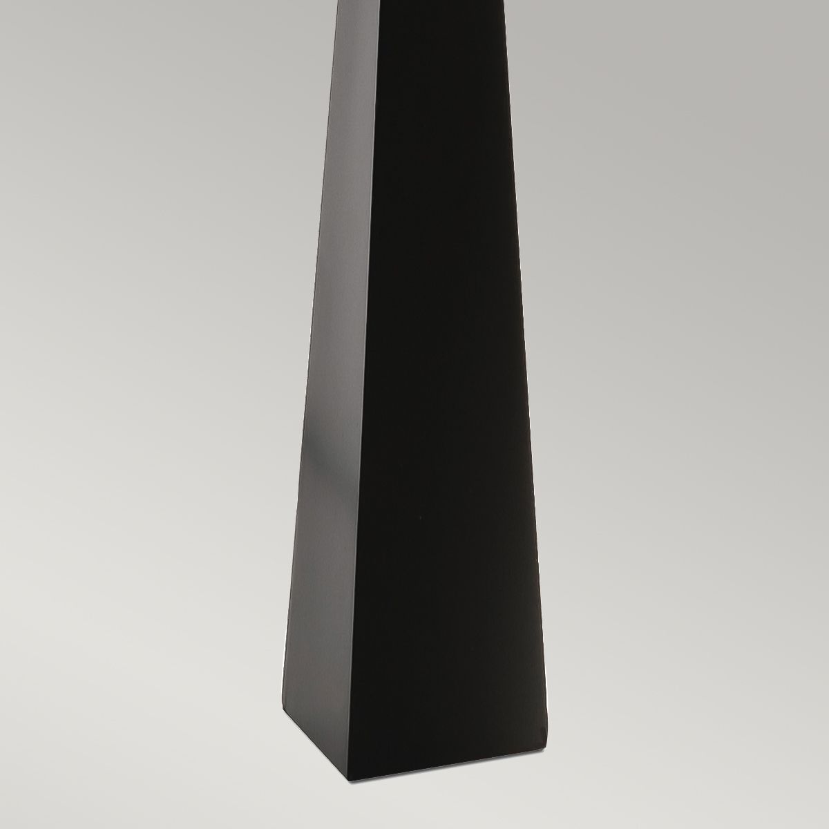 Ascent Light Floor Lamp with White Shade in Black