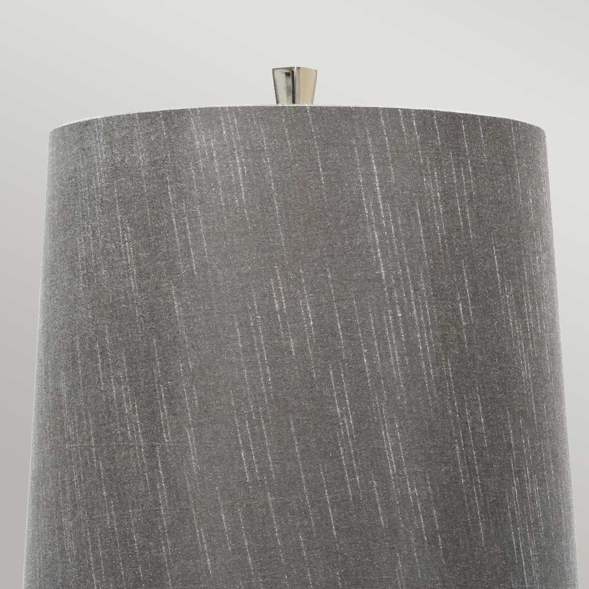 Ascent Light Table Lamp in Dark Grey Shade in Black