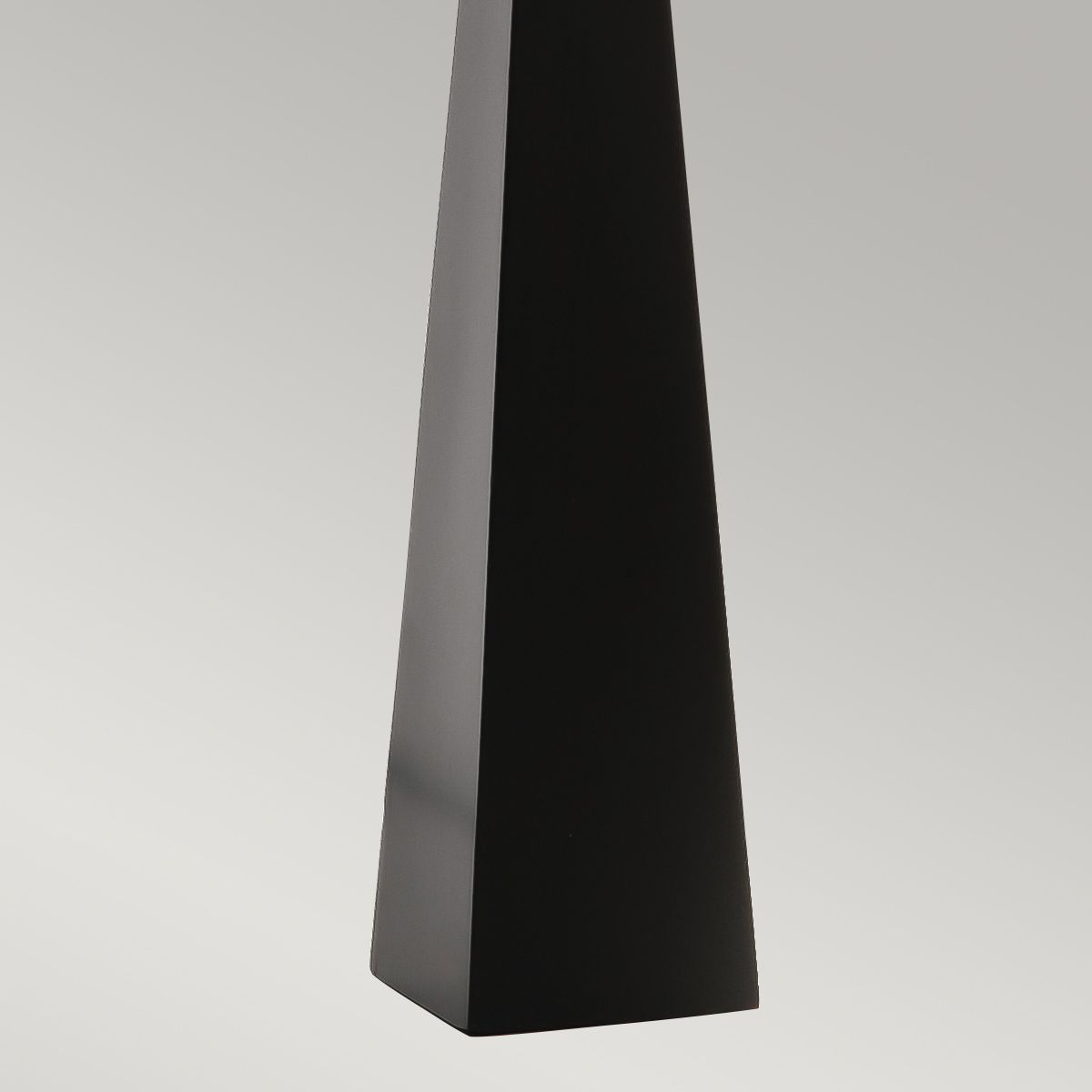 Ascent Light Table Lamp in Dark Grey Shade in Black