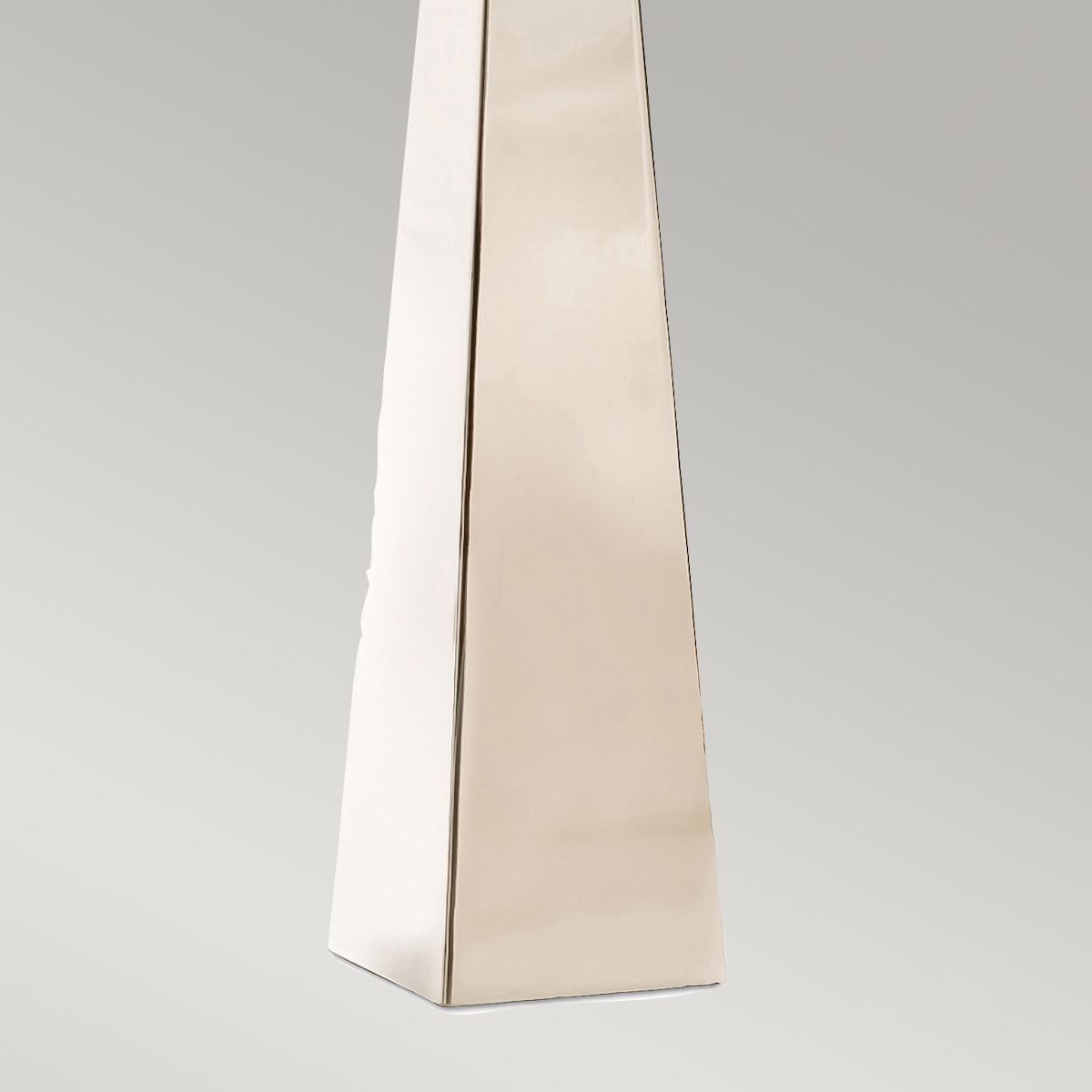 Ascent Light Table Lamp with Black Shade in Polished Nickel