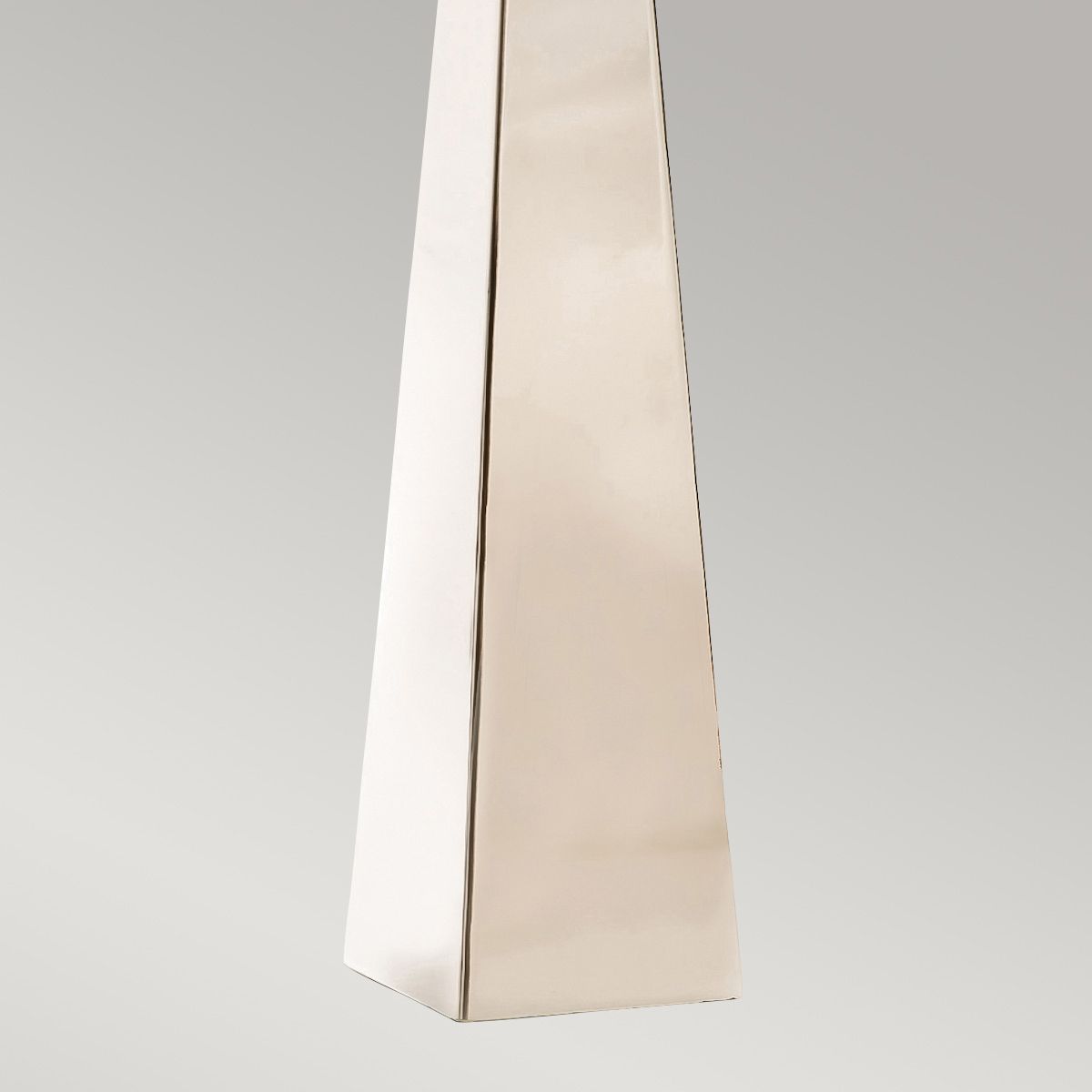 Ascent Light Table Lamp with Dark Grey Shade in Polished Nickel