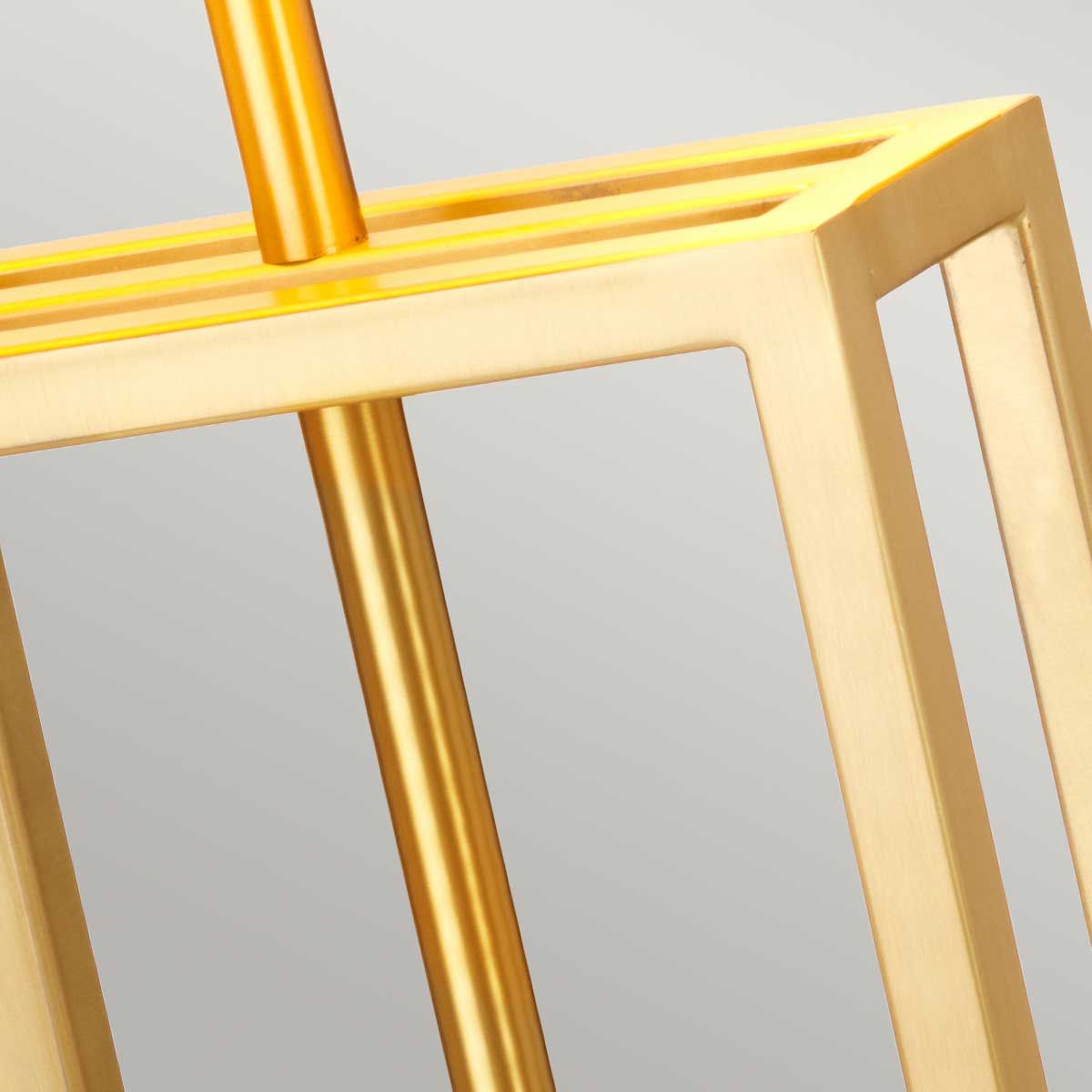 Atlas Light Table Lamp with Black Shade in Brushed Brass