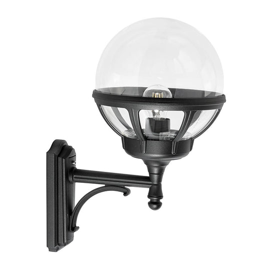 Bologna Light Up Wall Light in Black