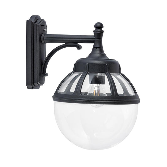 Bologna Light Down Wall Light in Black