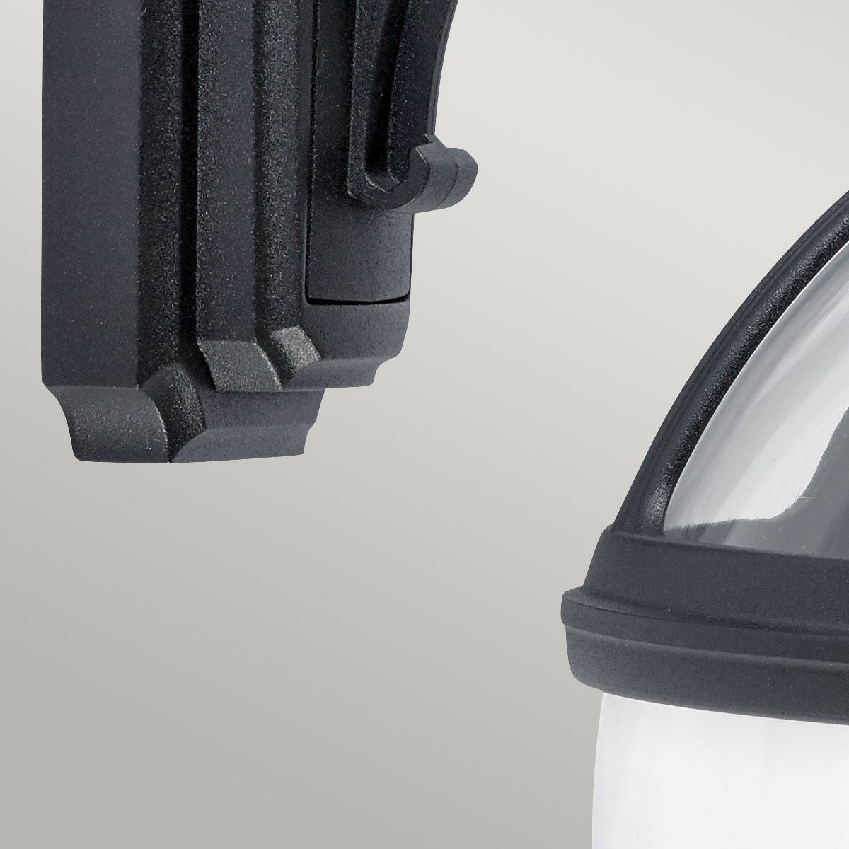 Bologna Light Down Wall Light in Black