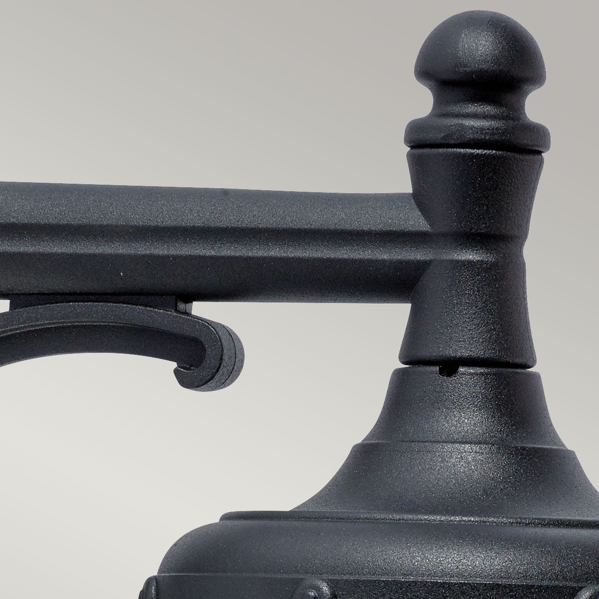 Bologna Light Down Wall Light in Black