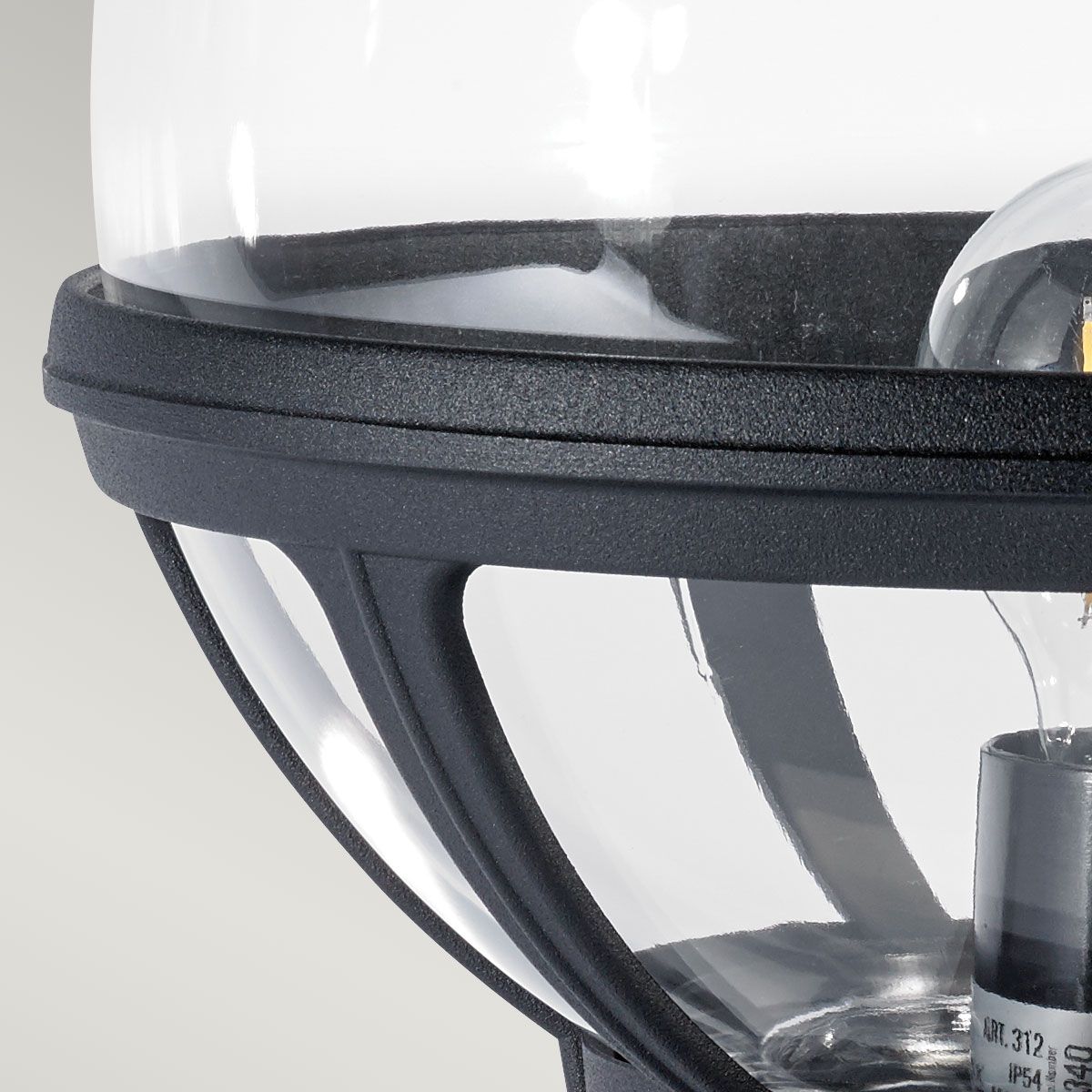 Bologna Light Pedestal in Black