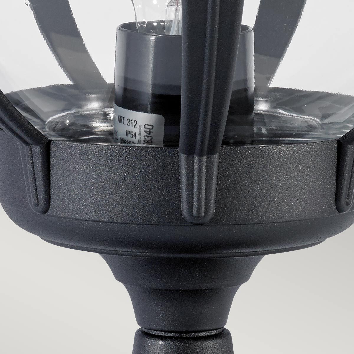 Bologna Light Pedestal in Black