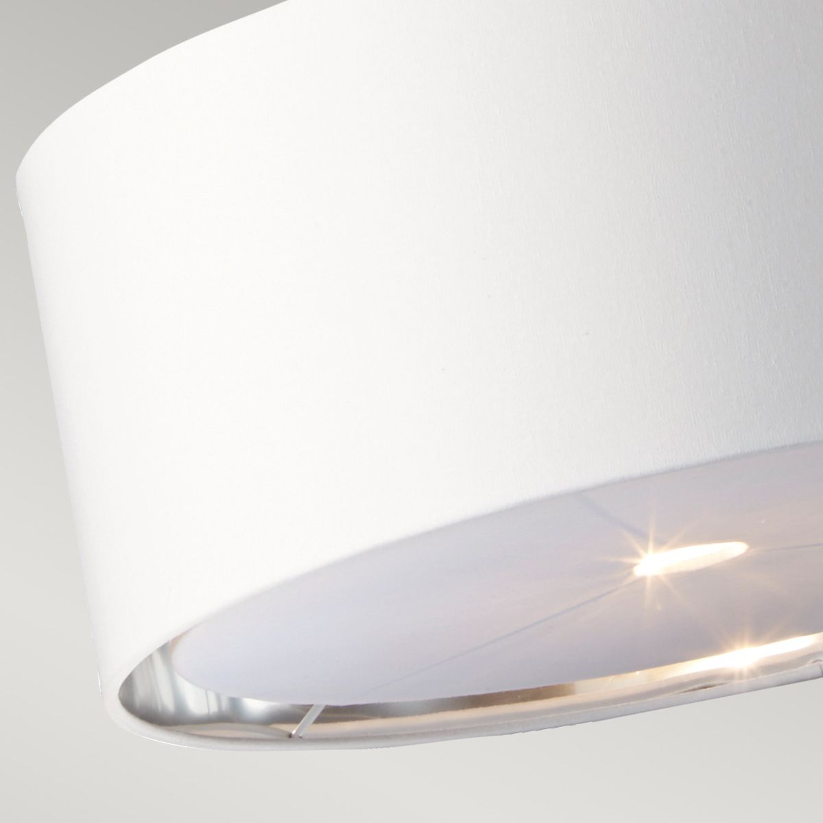 Balance Light Pendant in Black Polished Nickel with White Shade