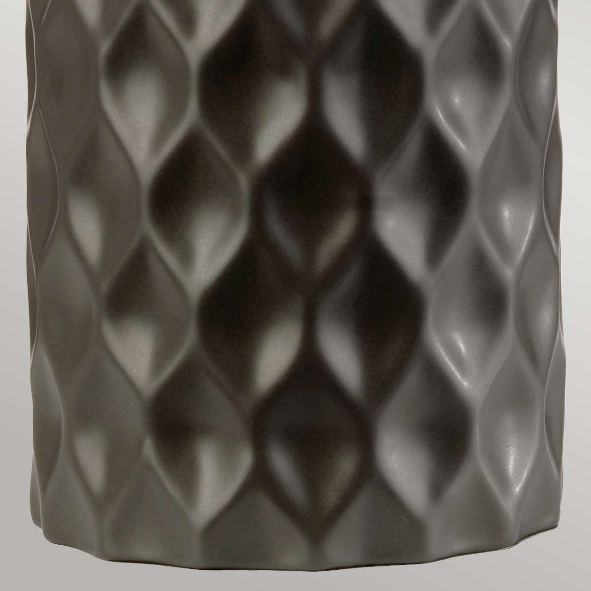 Barbican Light Table Lamp in Graphite with Silver Shade