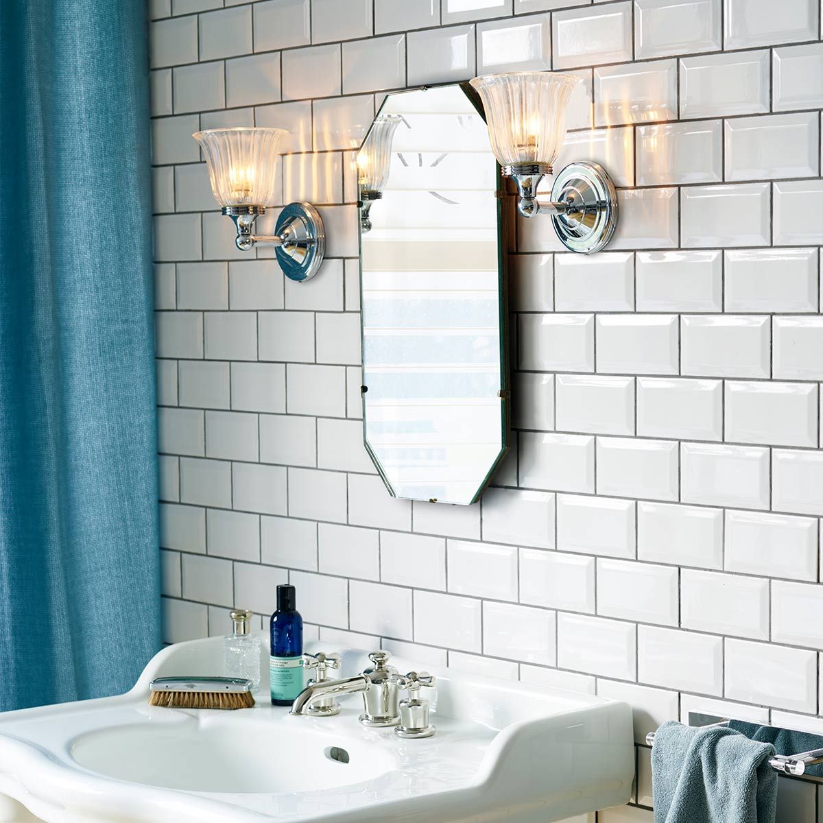 Austen Light Wall Light in Polished Chrome