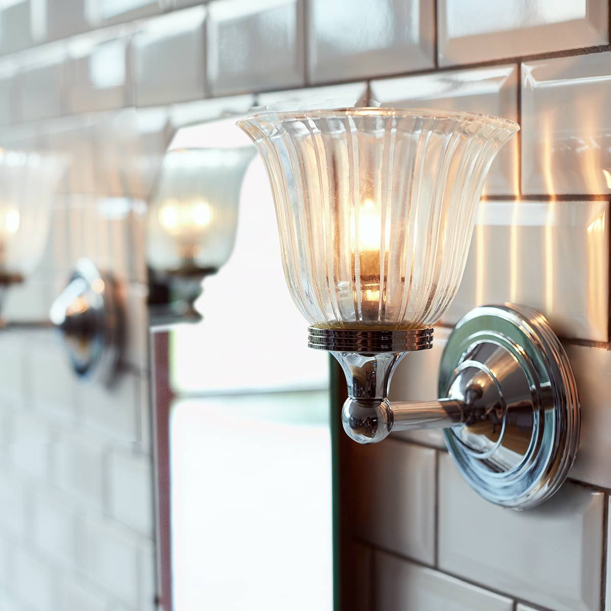 Austen Light Wall Light in Polished Chrome