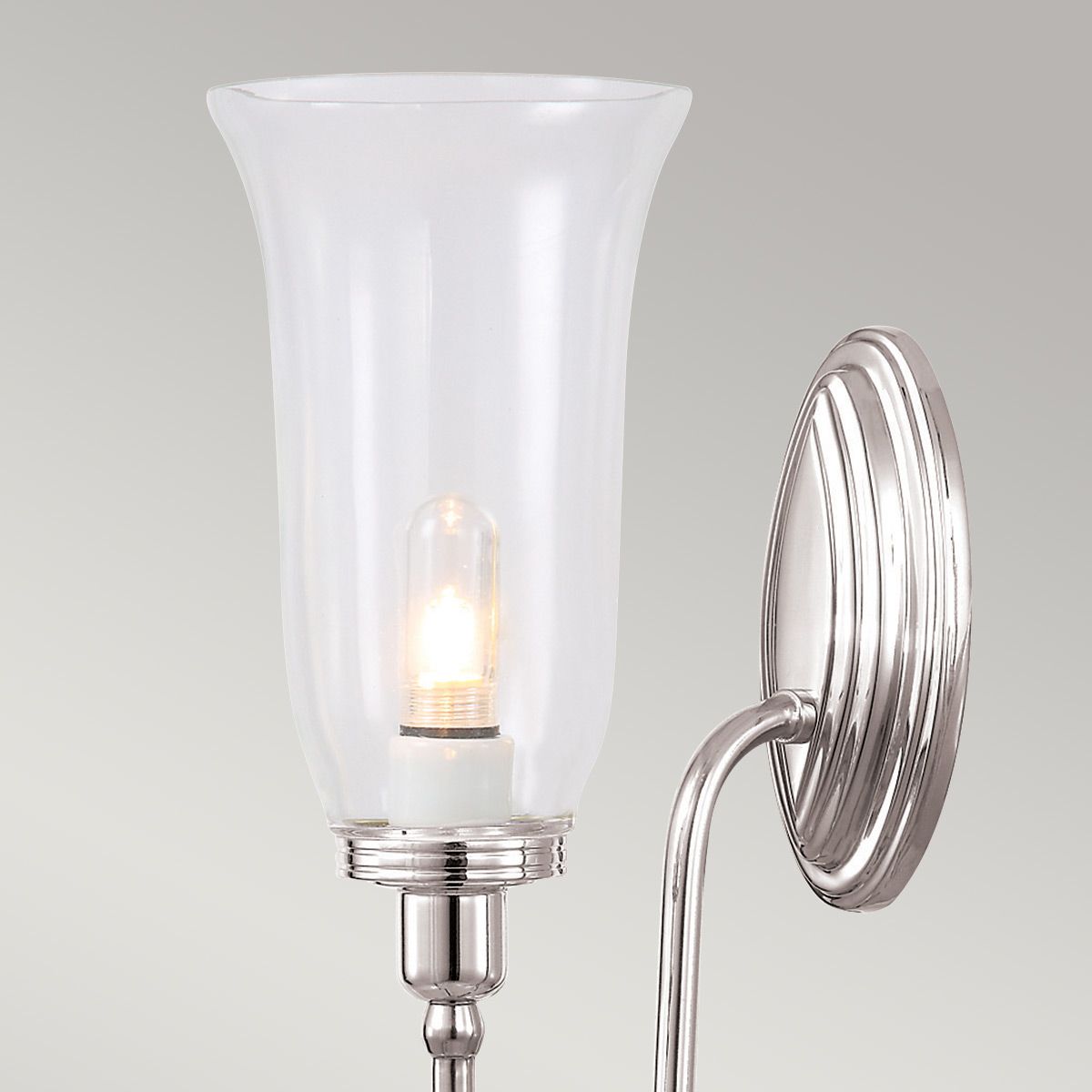 Blake Wall Light in Polished Nickel