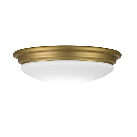 Brompton Light Flush in Brushed Brass