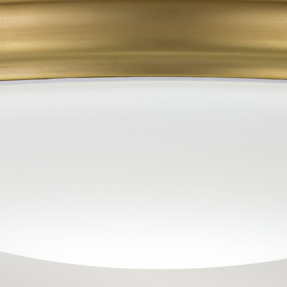 Brompton Light Flush in Brushed Brass