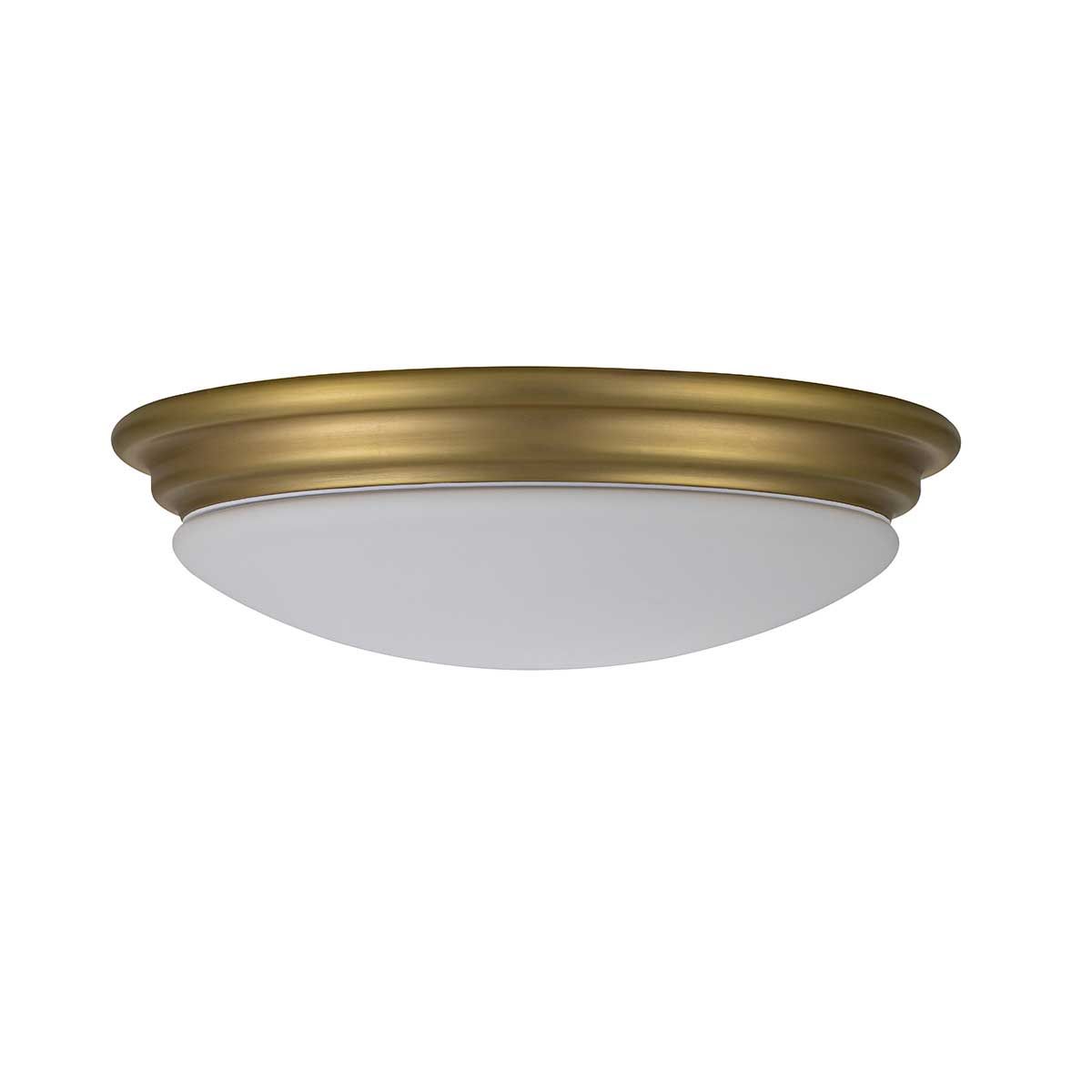 Brompton Light Flush in Brushed Brass