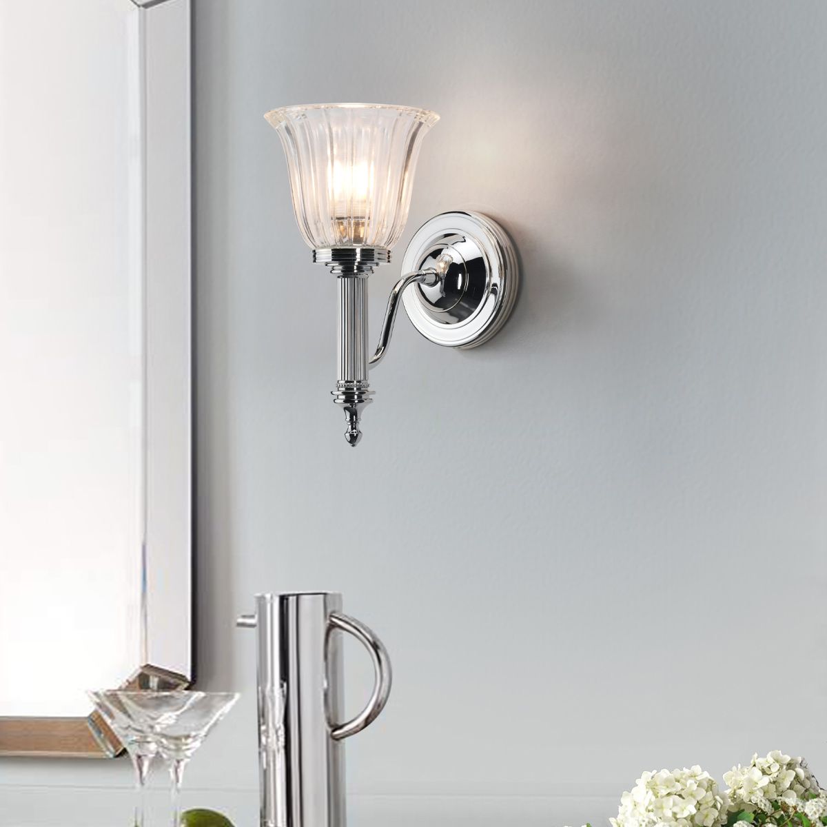 Carroll Light in Polished Chrome